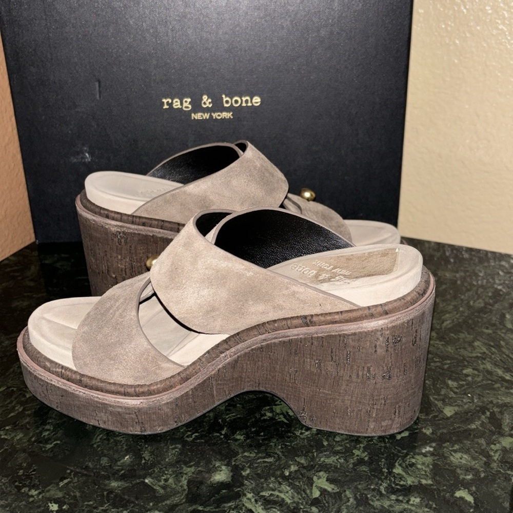 Rag & Bone Sommer wedge platform sandals - Picture 6 of 7